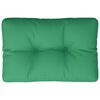 vidaXL Pallet Cushion Green 100% Polyester 23.6" x 15.7" x 4.7