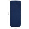 vidaXL Stair Mat Set of 15 Navy Blue 100% Polypropylene 9.8 x 23.6 in