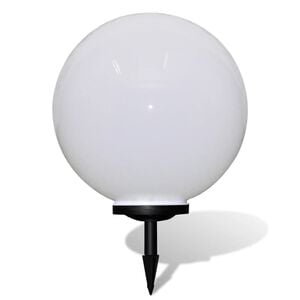 vidaXL Garden Light White, Black Plastic, Polypropylene Standard
