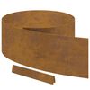 vidaXL Lawn Edging 4 pcs Rusty 450 x 0.05 x 15 cm Weather Steel