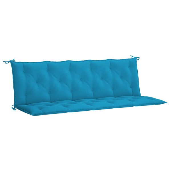 vidaXL Garden Bench Cushion Set of 2 Light Blue