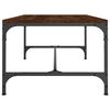 vidaXL Coffee Table Brown Oak Engineered Wood, Steel Medium
