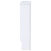 vidaXL MDF Radiator Cover White 80.7"