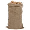 vidaXL Jute Sacks 30 pcs 25.6x53.1" 100% Jute 340 gsm