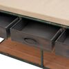 vidaXL Storage Bench Black, Brown, Cream