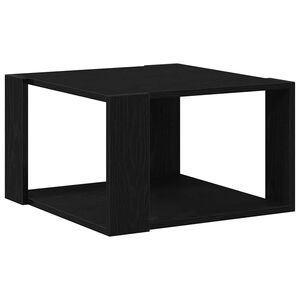 vidaXL Coffee Table Black oak 33.5" x 21.6" x 12.2" Engineered wood