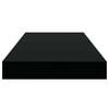vidaXL Wall Shelf High gloss black Honeycomb MDF, metal
