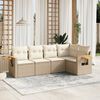 vidaXL Garden Sofa Set Beige