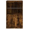 vidaXL Sideboard Smoked Oak Engineered Wood Medium Sideboard
