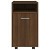 vidaXL Side Cabinet Brown Oak Engineered Wood Small Side Cabinet