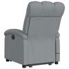 vidaXL Electric Stand Up Massage Recliner Chair Light Gray
