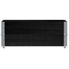 vidaXL Garden Planter Black Solid pine wood Medium Foldable