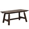 vidaXL Garden Lounge Set Burned wood Solid spruce wood with burned look