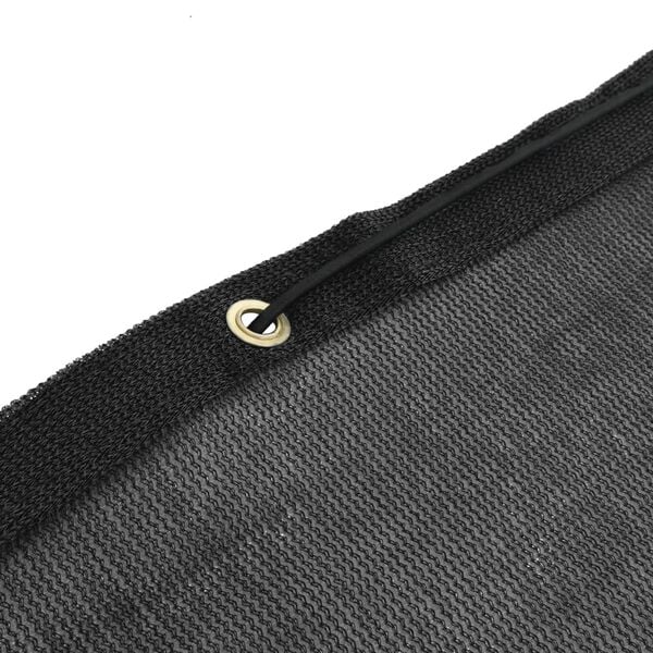 vidaXL Trailer Net HDPE 8.2x14.8' Black