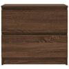 vidaXL TV Cabinet Brown Oak Engineered Wood Medium TV Cabinet