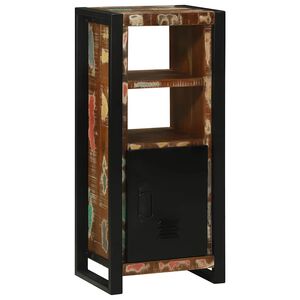 vidaXL Bathroom Cabinet Brown 15.7" x 11.8" x 35.4" Solid Reclaim wood