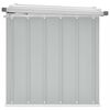 vidaXL Storage Box Gray Galvanized Steel 42.9 in x 26.4 in x 25.6 in