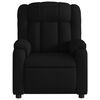 vidaXL Recliner Chair Black 100% polyester, metal, plywood Single