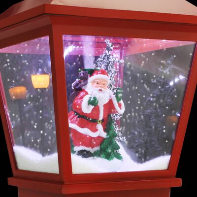 vidaXL Christmas Pedestal Lamp with Santa 2 ft LED