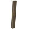 vidaXL Coffee Table Leg Natural Steel Powder-Coated Steel Standard