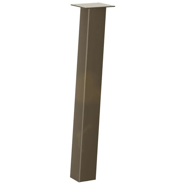 vidaXL Coffee Table Leg Natural Steel Powder-Coated Steel Standard