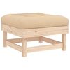 vidaXL Garden Lounge Set Beige Solid Pine Wood, Plywood Large Modular