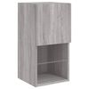 vidaXL TV Cabinet Grey Sonoma Engineered Wood Small TV Cabinet