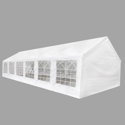 vidaXL White Party Tent 39.4'x19.7'