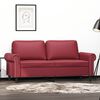 vidaXL 2-seater Sofa Wine Red