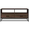 vidaXL Coffee Table Brown Oak Engineered Wood, Metal Medium Coffee Table