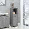 vidaXL Bathroom Cabinet Grey Sonoma Engineered wood Medium