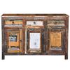vidaXL Vintage Cabinet Multi-color Reclaimed solid wood Medium
