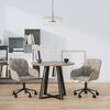 vidaXL Dining Chair Set of 2 Light Grey