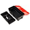 vidaXL Tool Box Plastic 18.19x10.08x9.53" Red