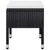 vidaXL Dining Set Black, Cream White
