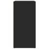 vidaXL Sideboard Black Engineered wood Medium Sideboard Rectangular