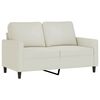 vidaXL Sofa Set Cream Velvet (100% polyester), metal, textilene, plywood