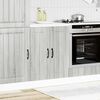 vidaXL Sink Base Cabinet Gray Sonoma Engineered wood Medium