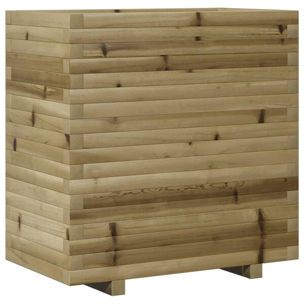 vidaXL Garden Planter Pine Wood Natural Treated Pine Wood