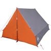 vidaXL Camping Tent A-Frame 2-Person Gray Waterproof