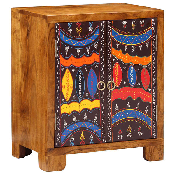 vidaXL Sideboard Multicolor Solid acacia wood Medium Sideboard