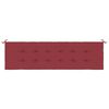 vidaXL Patio Bench Cushion Wine Red 70.9x19.7x1.2" Oxford Fabric