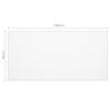 vidaXL Table Protector Clear PVC 70.9x35.4 in Scratch-resistant