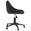 vidaXL Dining Chair Black Velvet (100% polyester), steel Standard