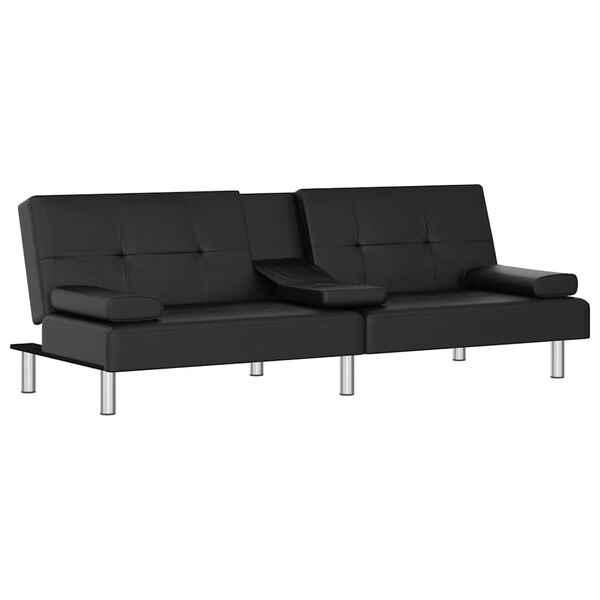vidaXL Sofa Bed Black
