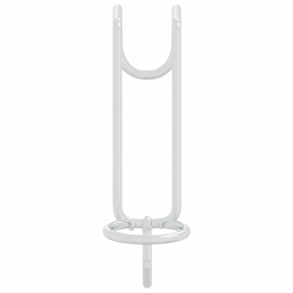 vidaXL Bucket Hook Silver Galvanized Steel Standard Portable