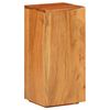 vidaXL Plant Stand Set of 2 Varied shades of acacia wood Solid acacia wood