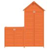 vidaXL Garden Tool Shed Set Brown Solid pine wood, plywood