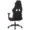 vidaXL Gaming Chair Black and Red Faux Leather, Metal, Plywood, Foam