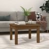 vidaXL Coffee Table Honey brown Solid pine wood Small Simple